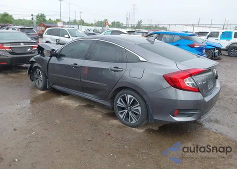 2017 Honda Civic Ex-L from USA, damaged, VIN 19XFC1F73HE002811